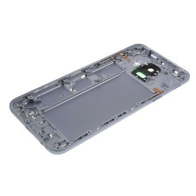 Задняя крышка для Samsung A600F Dual Galaxy A6 (2018) серебристая 15112 фото