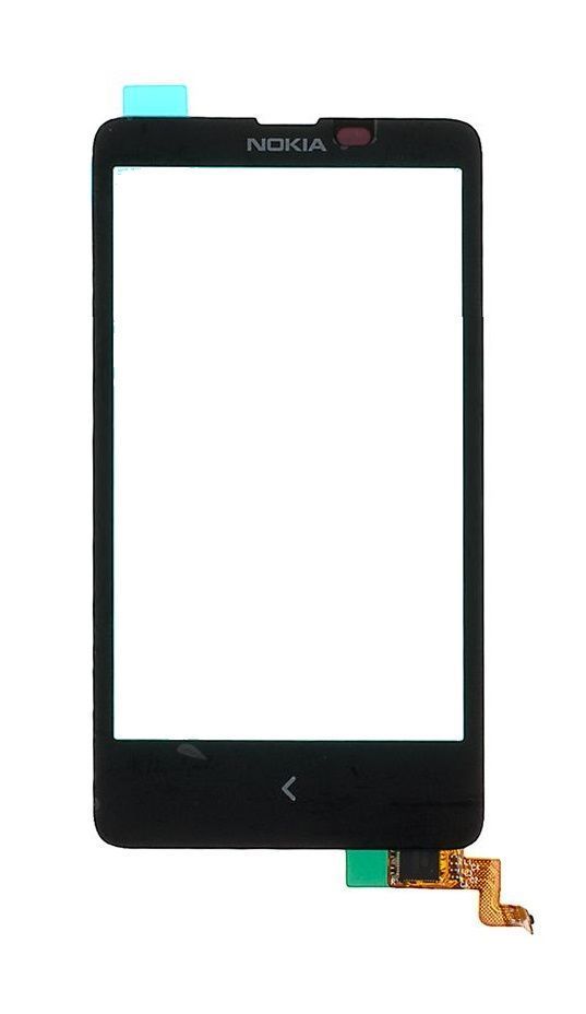 Сенсор (тачскрин) Nokia X Dual Sim черный 01688 фото