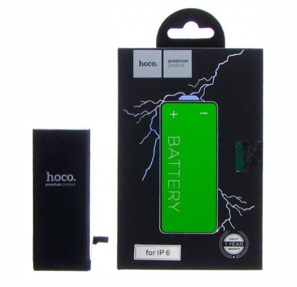 Аккумулятор HOCO для Apple iPhone 6, усиленный (2280mAh) 24763 фото