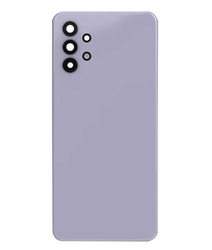 Задняя крышка для Samsung A325 Galaxy A32 2021 светло-фиолетовая, Оригинал Китай со стеклом камеры 23320 фото