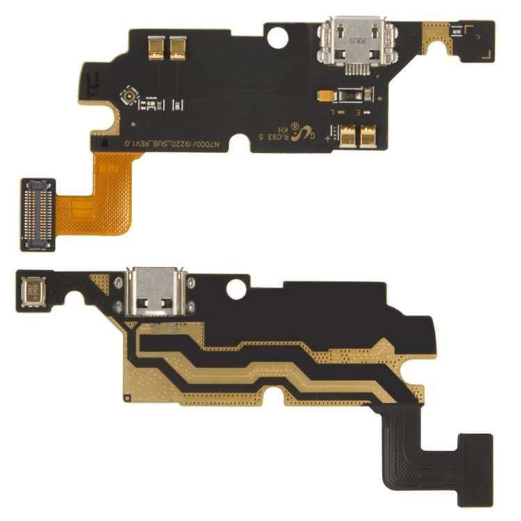 Нижняя плата для Samsung N7000 Galaxy Note, i9220 с разьемом зарядки, микрофоном 09378 фото