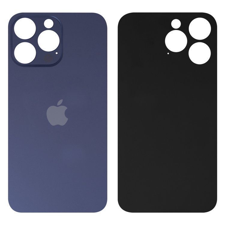 Задняя крышка для Apple iPhone 14 Pro фиолетовая, Deep Purple, с большим отверстием под камеру 32581 фото