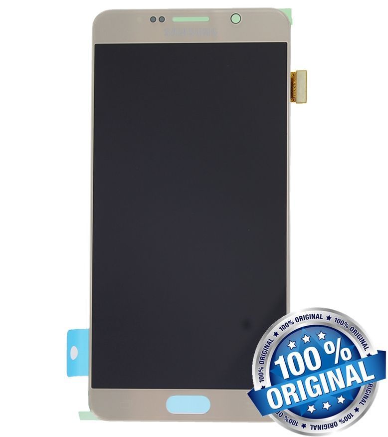 Дисплей для Samsung N920 Galaxy Note 5 золотой (GH97-17755A) Оригинал 07326 фото