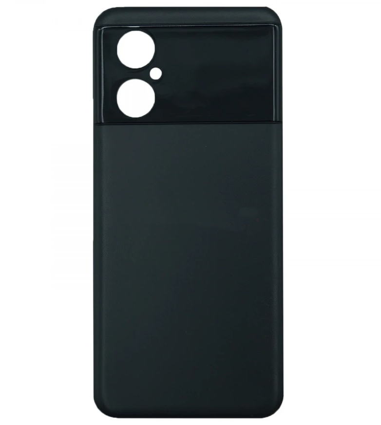 Задняя крышка для Xiaomi Poco M4 черная 12333 фото