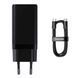 Сетевое зарядное устройство Baseus GaN3 Pro Fast Charger 2xType-C+USB 65W (+ кабель Type-C 100w 1m) черный (CCGP050101) 27685 фото 2