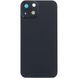 Задня кришка для Apple iPhone 14 чорна, Midnight, з рамкою, в комплекті скло камери, магнітне кільце Оригінал Китай 31622 фото