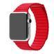 Ремешок для смарт-часов Apple Watch 42/44mm Leather Loop Red 14689 фото 1
