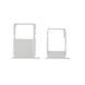 Держатель Sim-карты и карты памяти Nokia 3 TA-1020, серебристый, Silver White, на 1 Sim-карту, комплект 2 шт. 16600 фото 2