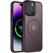 Чохол матовий Magnetic для Apple iPhone 14 Pro Max бордо 27589 фото 1