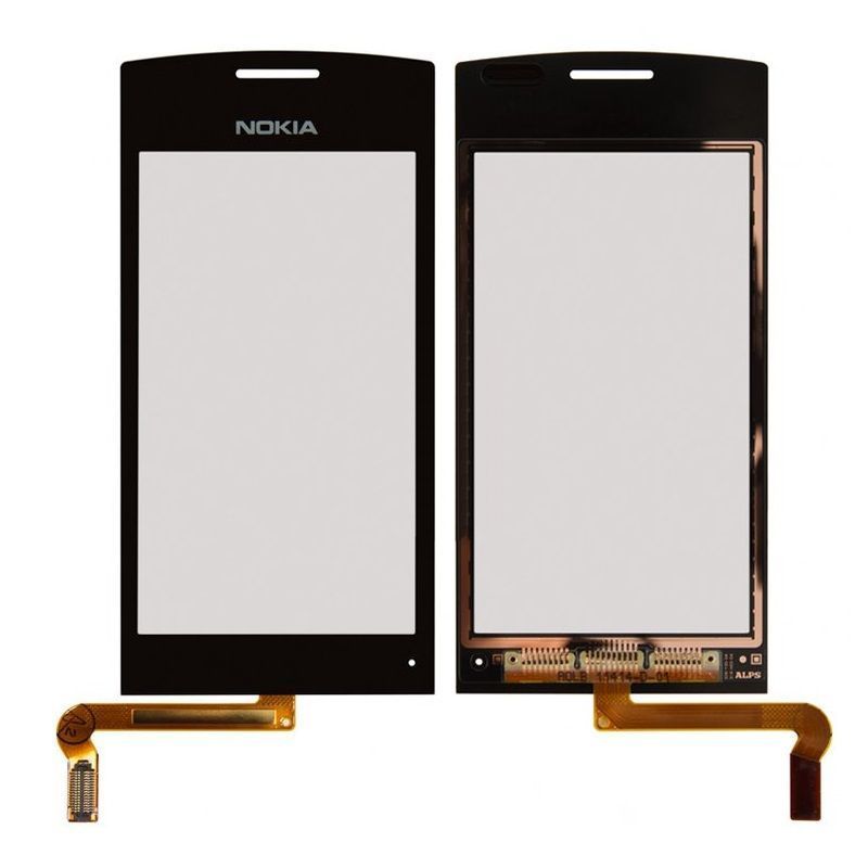 Сенсор (тачскрин) Nokia 500 черный Оригинал Китай 01529 фото