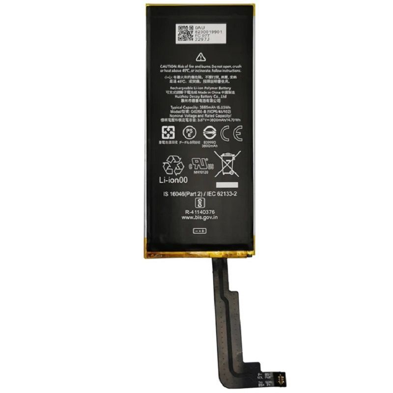 Акумулятор Google G025E-B Pixel 4a 5G 3885 mAh Оригінал Китай 31721 фото