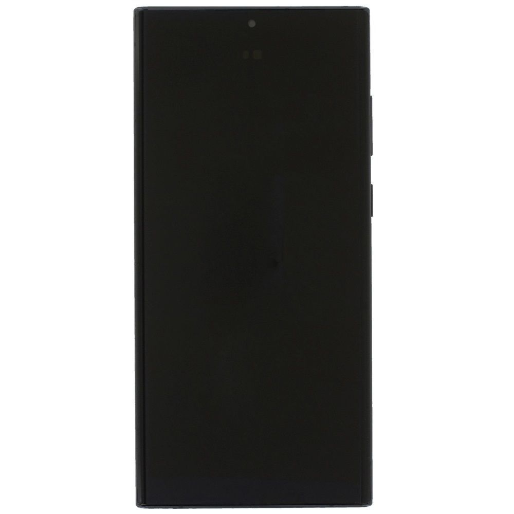 Дисплей для Samsung S908 Galaxy S22 Ultra 5G с рамкой черный Phantom Black OLED Хайкопия 32680 фото