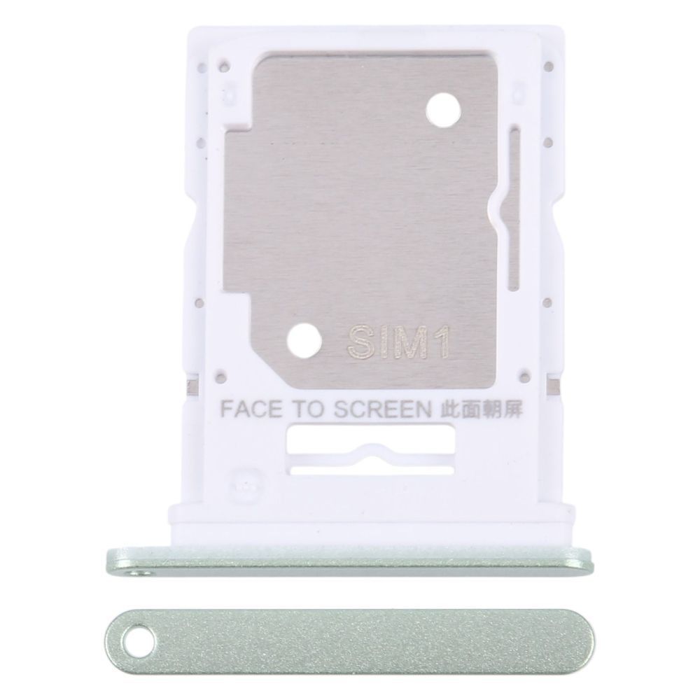 Держатель Sim-карты и карты памяти Xiaomi Redmi Note 13 4G зеленый, на две Sim-карты 30382 фото