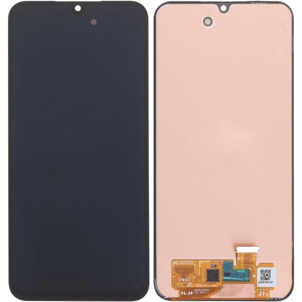 Дисплей для Samsung A155 Galaxy A15 2023, A156, M156 чорний з вузькими рамками сенсора OLED (HD) FLYCDI Хайкопія 31311 фото