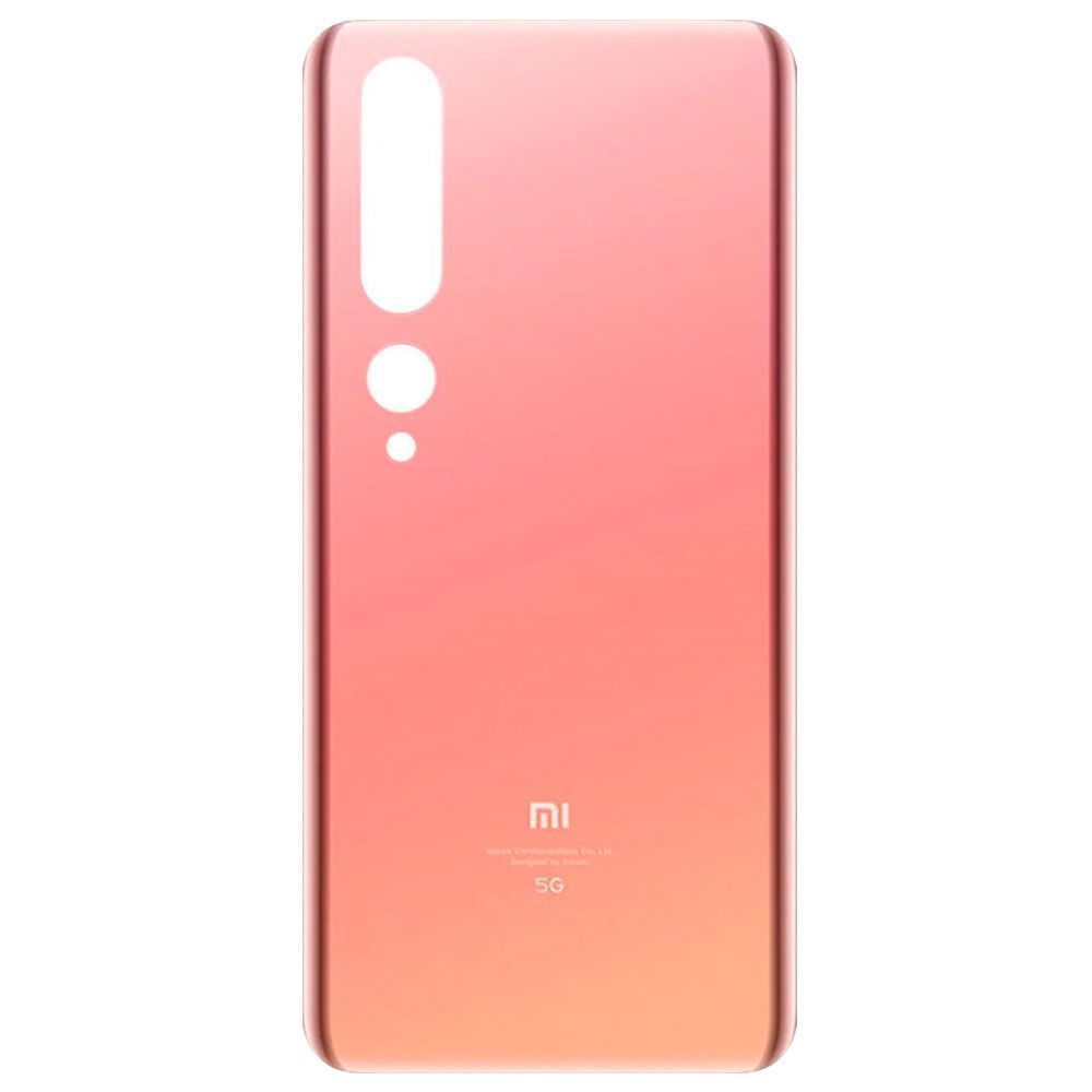 Задняя крышка для Xiaomi Mi10 Peach розово-золотая 11442 фото