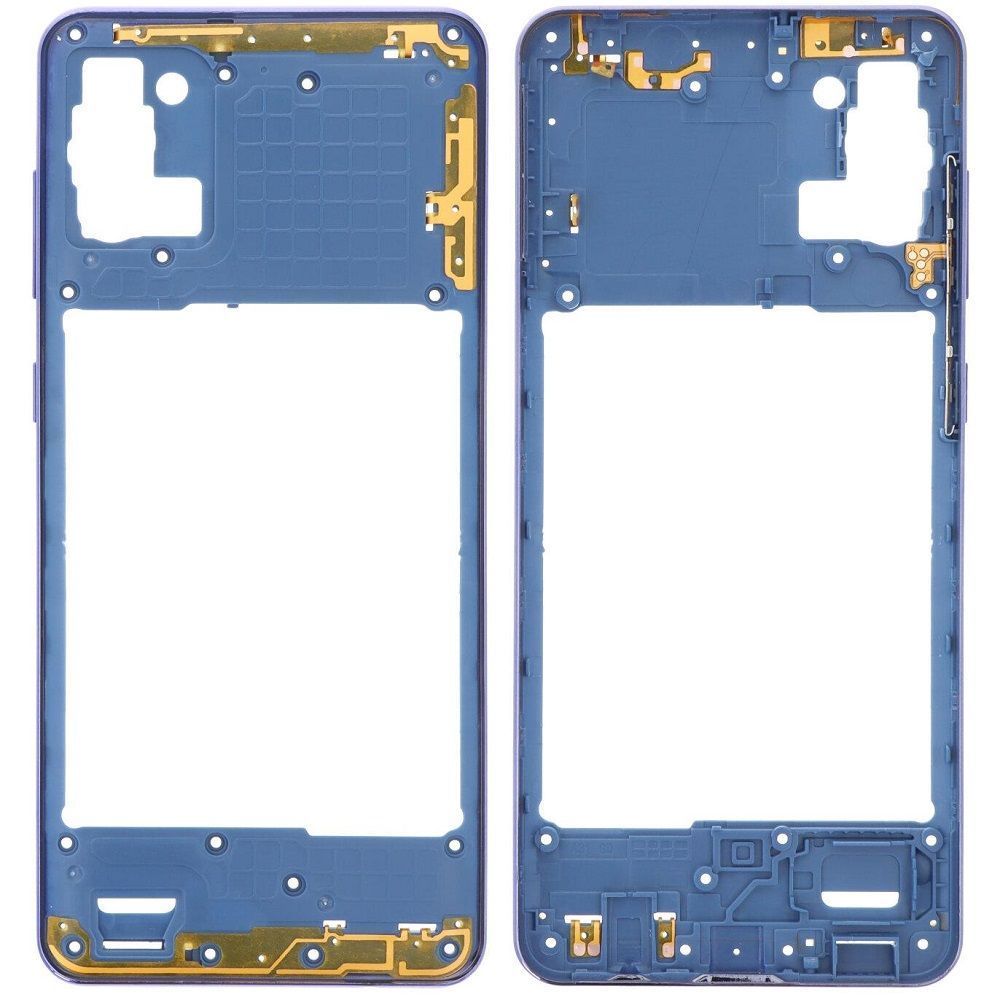 Рамка корпуса Samsung A315 Galaxy A31 синяя, Prism Crush Blue 33684 фото
