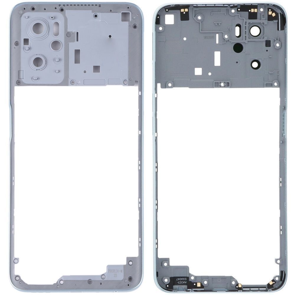Рамка корпусу Oppo A76 CPH2375, A36 PESM10, A96 CPH2333 блакитна 33632 фото