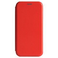 Чехол-книжка Premium Case под кожу Xiaomi Redmi Note 7 красный 15027 фото