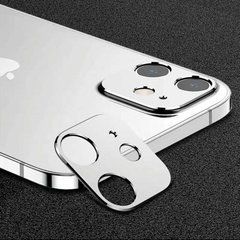 Ударопрочное защитное стекло камеры для Apple iPhone 12, 2.5D, белое 22710 фото