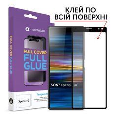 3D Защитное стекло MakeFuture для Sony Xperia 10 Full Cover (full glue) черное 15143 фото
