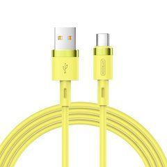 Кабель Joyroom Silicone S-1224N2 Type-C 1.2m 2.4A Yellow 21747 фото