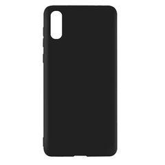 Чехол силиконовый для Xiaomi Redmi 9A черный 18810 фото