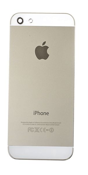 Корпус Apple iPhone 5 золотой 03211 фото