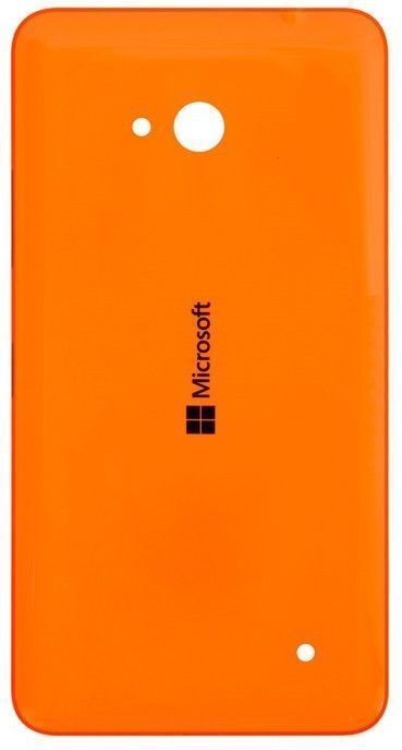 Задняя кришка для Microsoft (Nokia) Lumia 640 (RM-1077) оранжевая 06368 фото