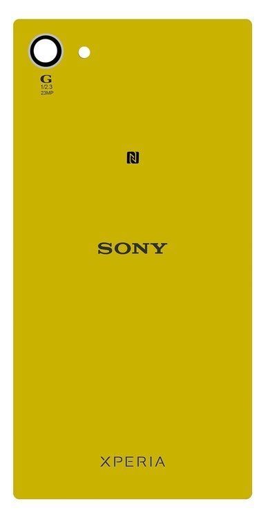 Задняя крышка для Sony E5803, E5823 Xperia Z5 Compact желтая 05793 фото