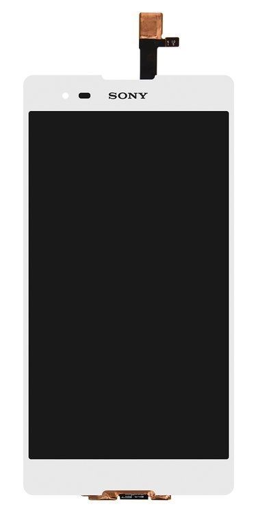 Дисплей Sony D5303, D5306, D5322 Xperia T2 Ultra білий 05906 фото