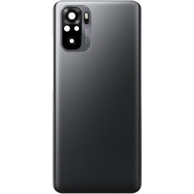 Задняя крышка для Xiaomi Redmi Note 10 4G, Redmi Note 10s серая со стеклом камеры Оригинал Китай 32478 фото