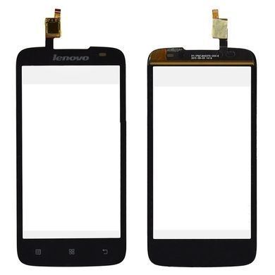 Сенсор (тачскрин) Lenovo A378, A378T черный 00680 фото
