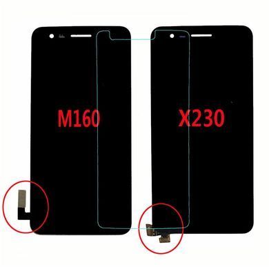 Дисплей для LG X230 K7 (2017) чорний 22802 фото