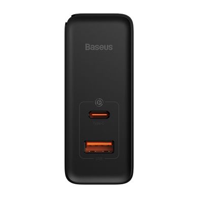 Мережевий зарядний пристрій Baseus GaN3 Pro Fast Charger 100W (Cable Type-C to Type-C 1m) Black CCGP090201 26765 фото