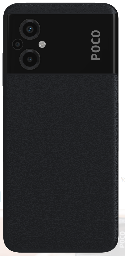 Задняя крышка для Xiaomi Poco M5 черная 12334 фото