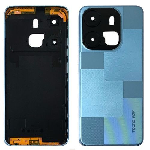 Задняя крышка для Tecno Pop 7 BF6 синяя 34083 фото
