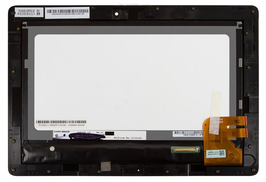 Дисплей для Asus Eee Pad TF300, TF301 с рамкой черный 05556 фото