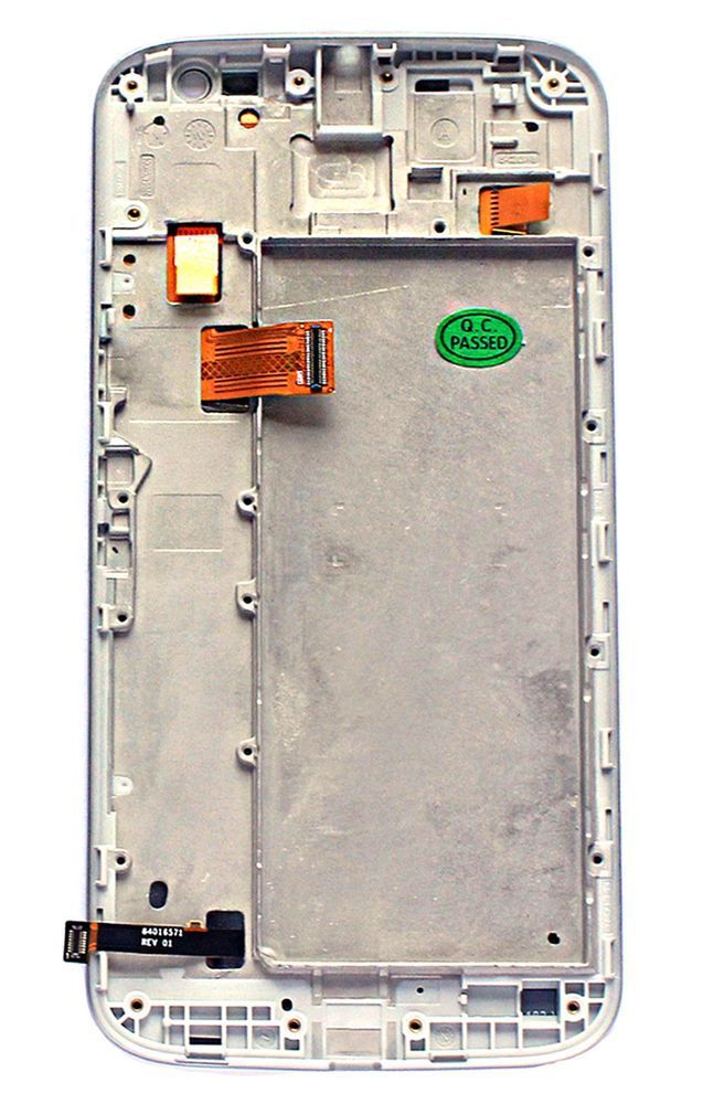 Дисплей для Motorola XT1620 Moto G4, XT1621, XT1622, XT1624, XT1625, XT1626 с рамкой белый 07972 фото