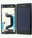 Дисплей Sony D2202, D2203, D2206 Xperia E3 и рамкой черный 00944 фото