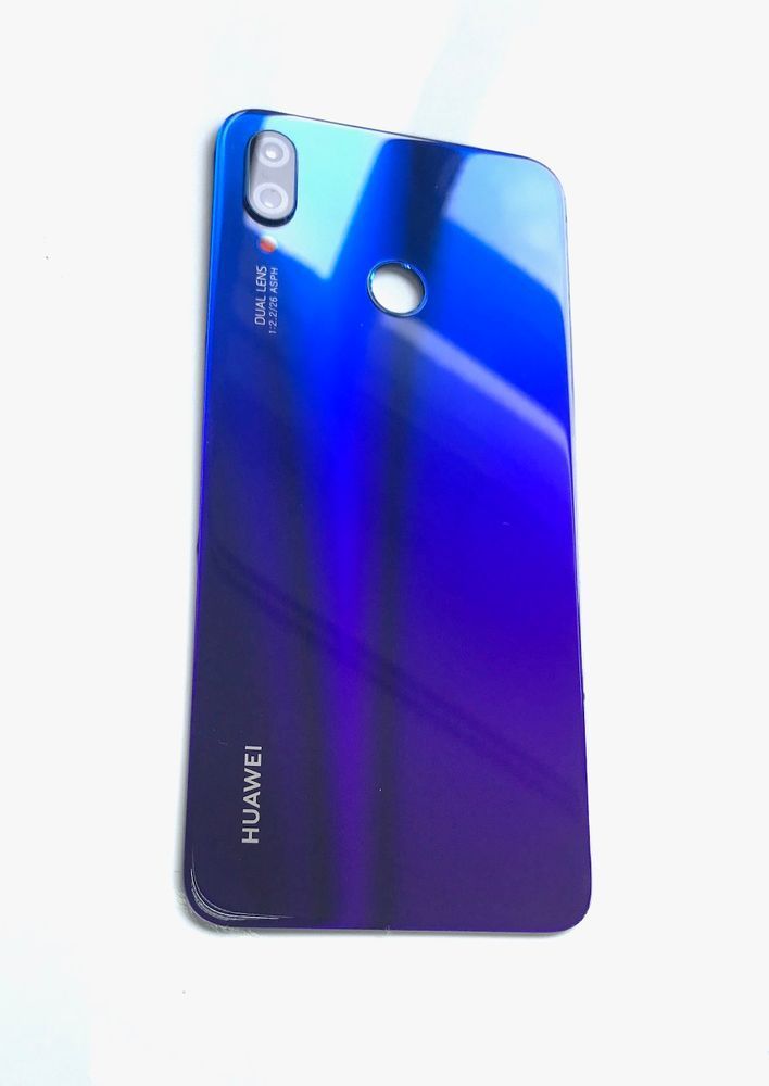 Задняя крышка Huawei P Smart Plus INE-LX1, INE-LX2, Nova 3i фиолетовая Iris Purple, со стеклом камеры 13233 фото