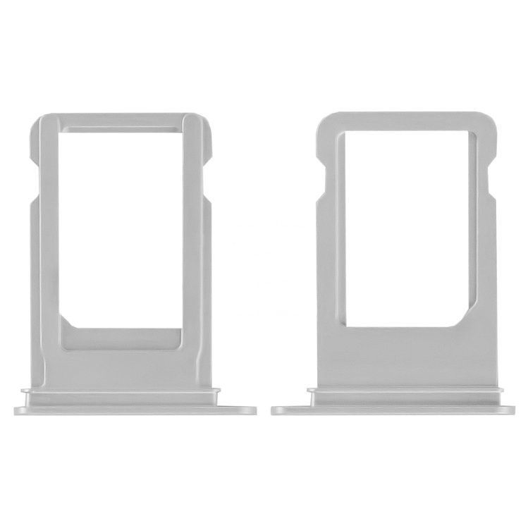 Держатель SIM-карты Apple iPhone 7 серебристый 08706 фото