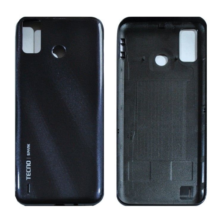 Задня кришка для Tecno Spark 6 Go (KE5, KE5J) чорна 31463 фото