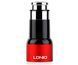 Автомобильное зарядное устройство LDNIO DL-C303 (2 USB, 3.6 A, + кабель Lightining) Red 08204 фото 2