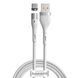 Кабель магнитный Baseus Zinc Magnetic Safe Fast Charging Type-C 5A (1 метр) (CATXC-N02) белый 20392 фото 1