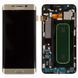 Дисплей для Samsung G928 Galaxy S6 EDGE Plus с рамкой золотой (GH97-17819A) Оригинал 02686 фото