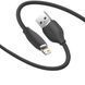 Кабель Baseus Jelly Liquid Silica Gel Fast Charging Data Cable USB to Lightning 2.4A (2m) черный 27319 фото 2