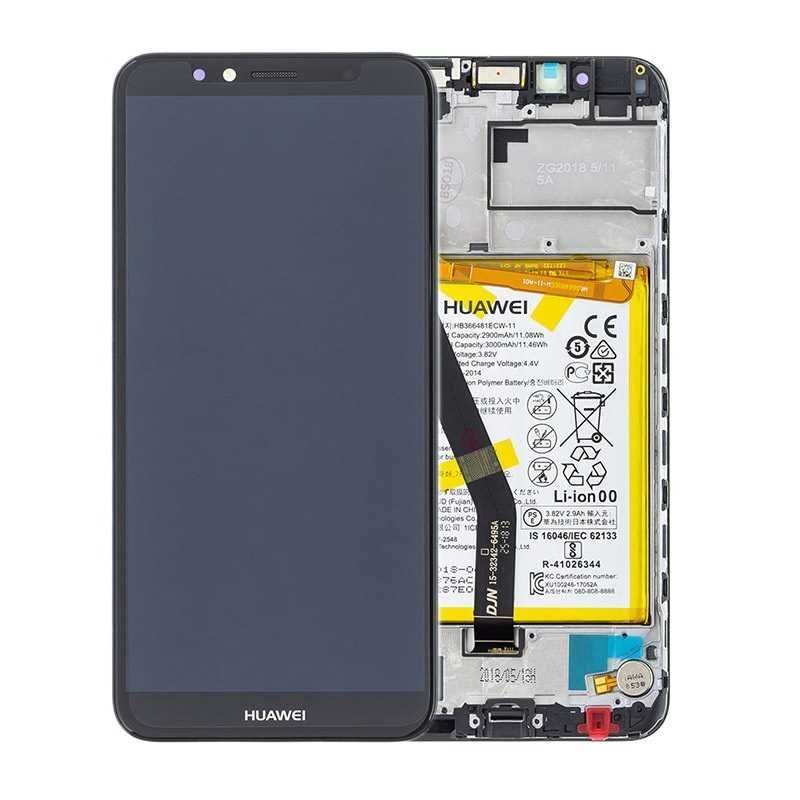 Дисплей для Honor 7A Pro AUM-L29, Honor 7C AUM-L41, Huawei Y6 2018 ATU-L21, ATU-L21, Y6 Prime 2018 с рамкой черный, с аккумулятором Оригинал 02351WLJ 23610 фото