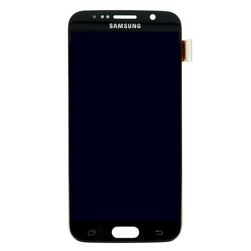 Дисплей для Samsung G920F Galaxy S6 чорний OLED, Хайкопія 15816 фото
