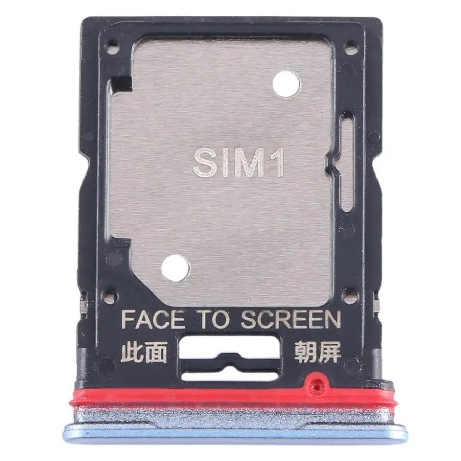 Держатель Sim-карты и карты памяти Xiaomi Redmi Note 11 Pro+ 5G голубой 31261 фото